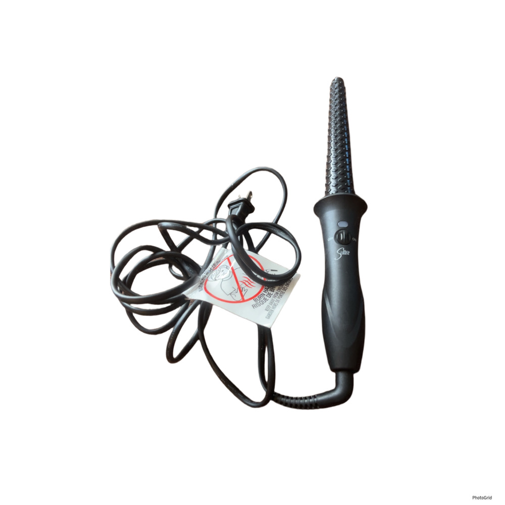 Sultra Clipless Tapered Rod Wand Curling Iron Works!!
